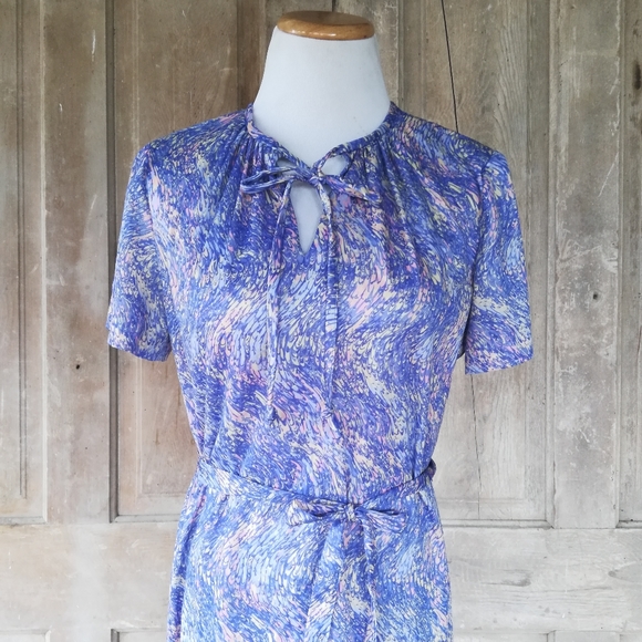 Vintage Blue Dress - Picture 1 of 8